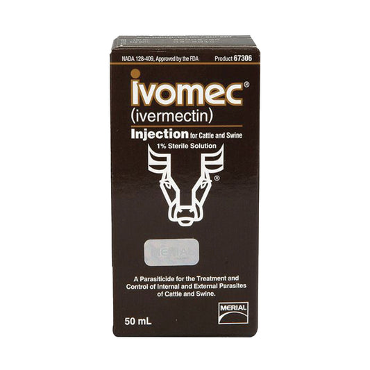 Ivomec® (ivermectin) 1% sterile solution - 50ml